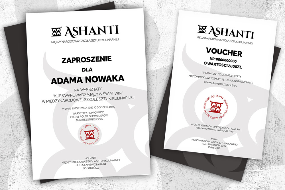 Vouchery prezentowe Ashanti